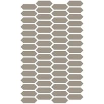 Плитка Etruria XXS Losanga Grigio 2.5x7.5 см, поверхность матовая