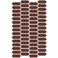 Плитка Etruria XXS Losanga Mattone 2.5x7.5 см, поверхность матовая