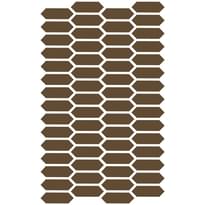 Плитка Etruria XXS Losanga Tabacco 2.5x7.5 см, поверхность матовая