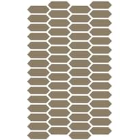 Плитка Etruria XXS Losanga Tortora 2.5x7.5 см, поверхность матовая