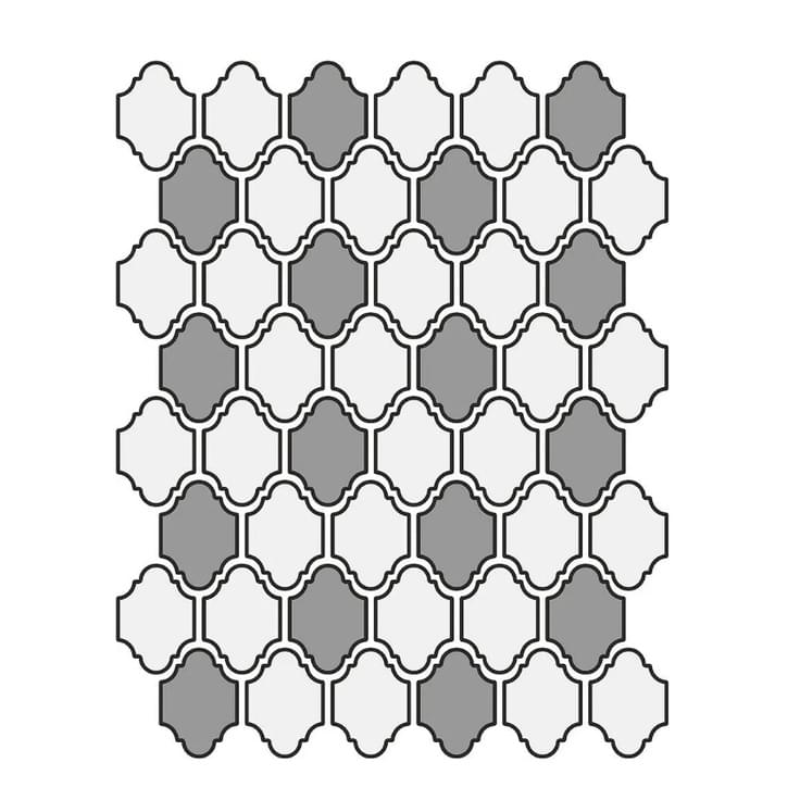 Плитка Etruria XXS Ottagono Monocoloure Tortora Tozzetto Tortora 33x43 см, поверхность матовая