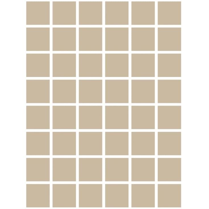Плитка Etruria XXS Quadrato Avorio 5x5 см, поверхность матовая