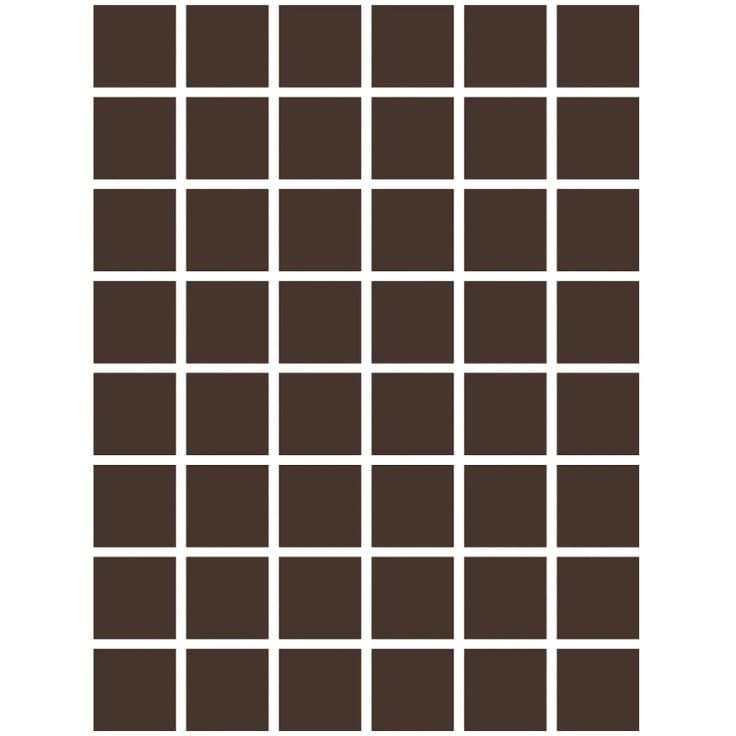 Плитка Etruria XXS Quadrato Moro 5x5 см, поверхность матовая