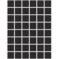 Плитка Etruria XXS Quadrato Nero 5x5 см, поверхность матовая