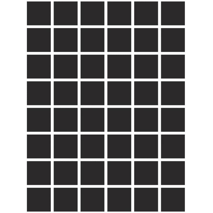 Плитка Etruria XXS Quadrato Nero 5x5 см, поверхность матовая