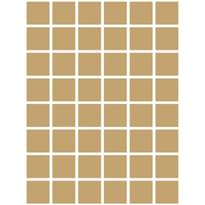 Плитка Etruria XXS Quadrato Ocra 5x5 см, поверхность матовая