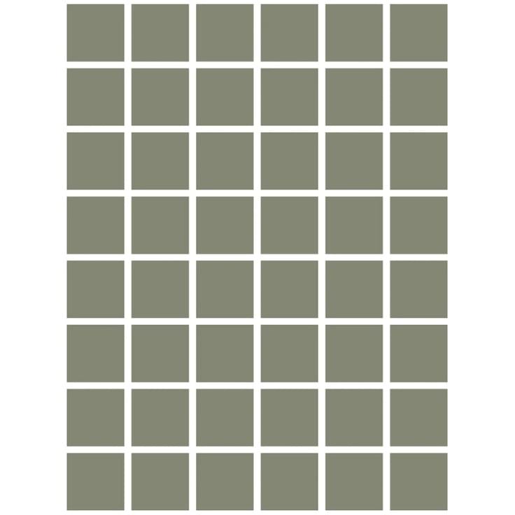 Плитка Etruria XXS Quadrato Oliva 5x5 см, поверхность матовая