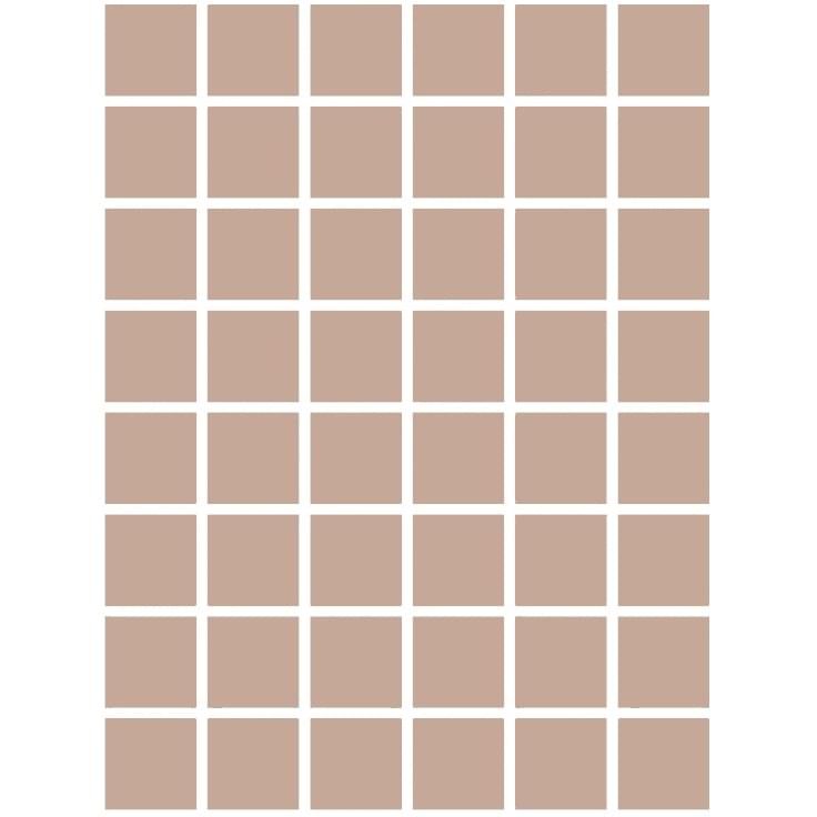 Плитка Etruria XXS Quadrato Rosa 5x5 см, поверхность матовая