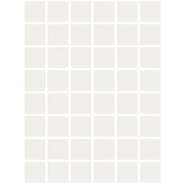 Плитка Etruria XXS Quadrato Super Bianco 5x5 см, поверхность матовая