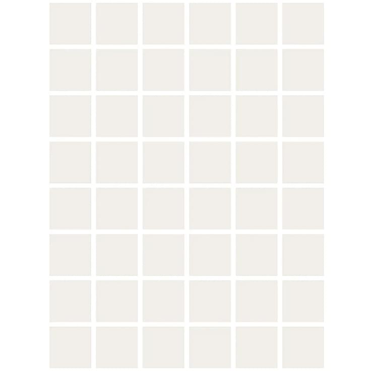 Плитка Etruria XXS Quadrato Super Bianco 5x5 см, поверхность матовая