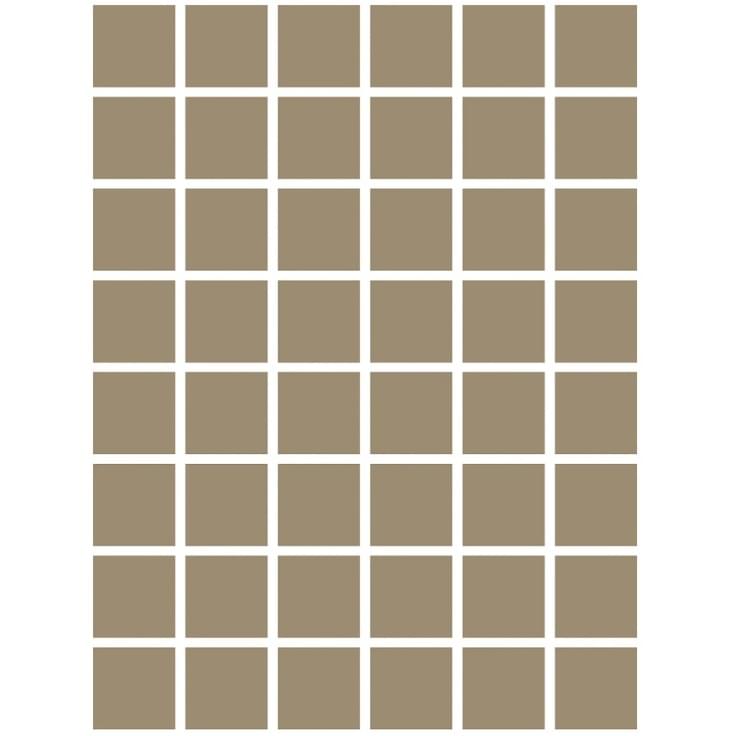 Плитка Etruria XXS Quadrato Tortora 5x5 см, поверхность матовая