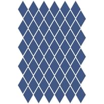 Плитка Etruria XXS Rombo Cobalto 4x7 см, поверхность матовая