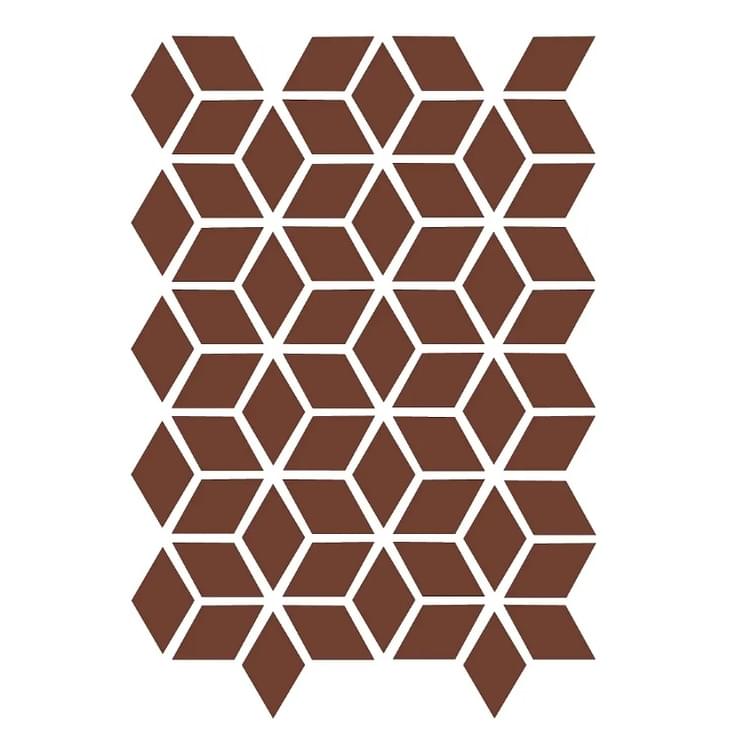 Плитка Etruria XXS Rombo E 40 Grigio 27x40 см, поверхность матовая