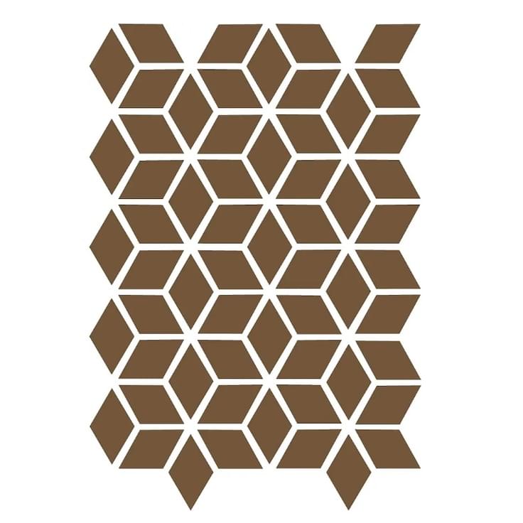 Плитка Etruria XXS Rombo E 40 Super Bianco 27x40 см, поверхность матовая