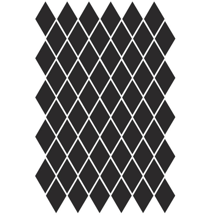 Плитка Etruria XXS Rombo Monocolore Moro 28x40 см, поверхность матовая