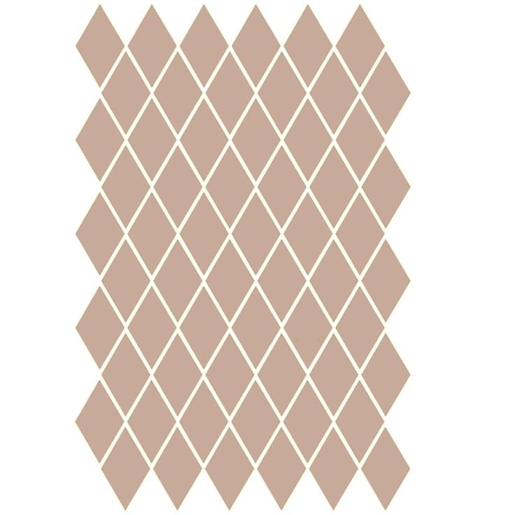 Плитка Etruria XXS Rombo Rosa 4x7 см, поверхность матовая