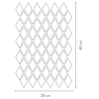 Плитка Etruria XXS Rombo Two Colours Fango Biscotto 28x40 см, поверхность матовая