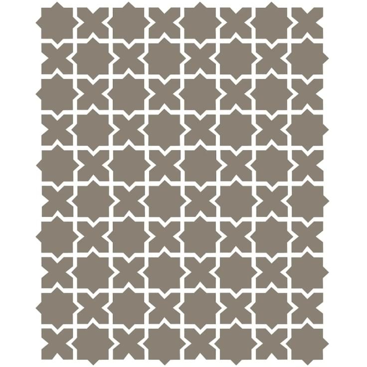 Плитка Etruria XXS Zelije Stella Cobalto 5x5 см, поверхность матовая