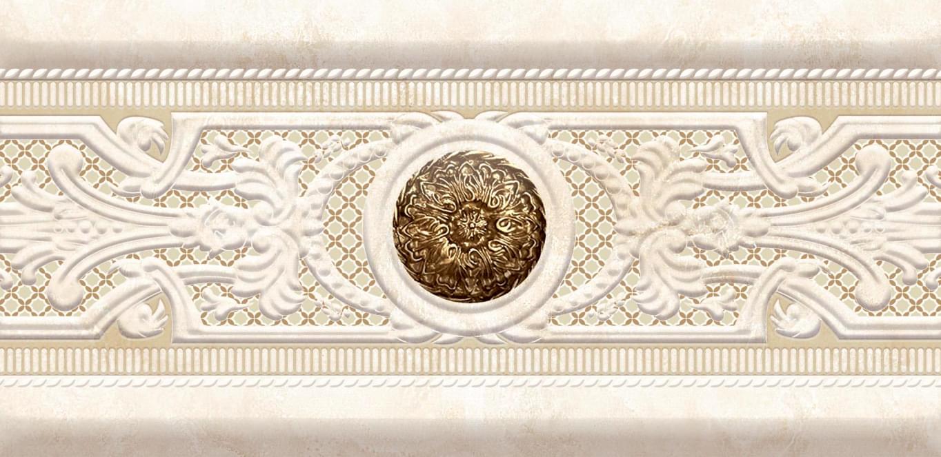 Плитка Eurotile Crystile Бордюр Центр 14.5x29.5 см, поверхность глянец