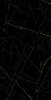Плитка Eurotile Gres Marble Golden Black 80x160 см, поверхность полированная