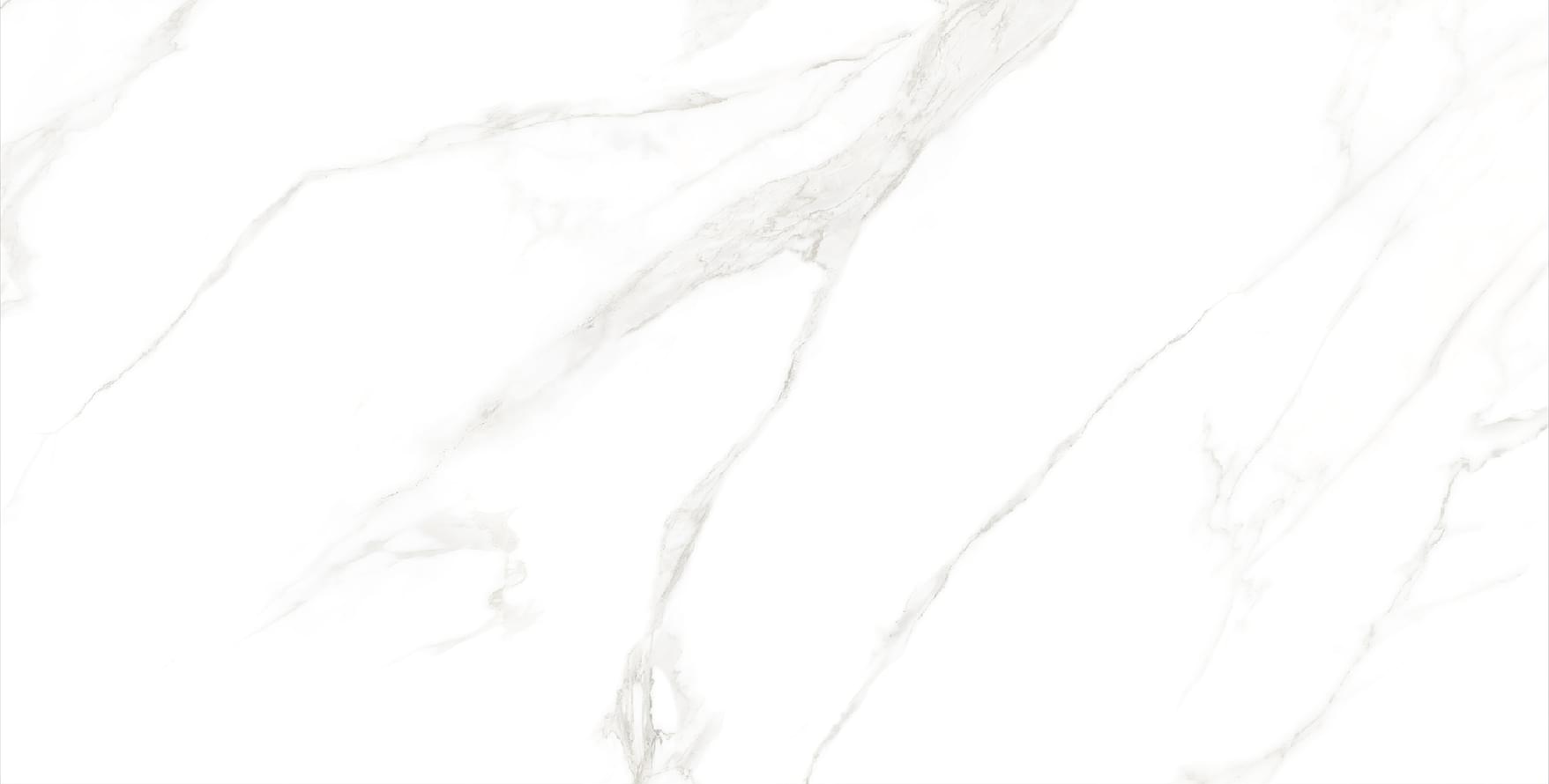 Eurotile Gres Marble Kinder White Glossy 60x120