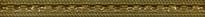 Плитка Eurotile Lia Beige Бордюр Emil Grais Золото 3x29.5 см, поверхность глянец, рельефная