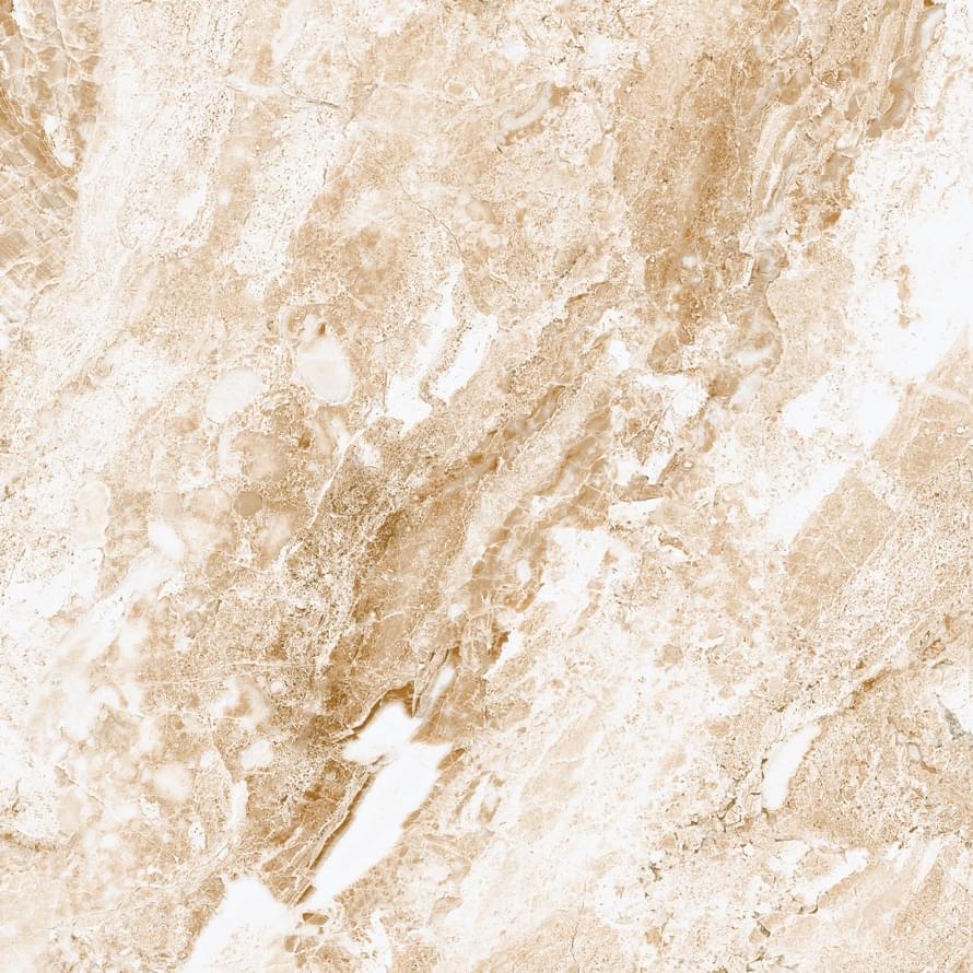 Плитка Eurotile Porcelain Grandos Beige Carving 60x60 см, поверхность микс, рельефная