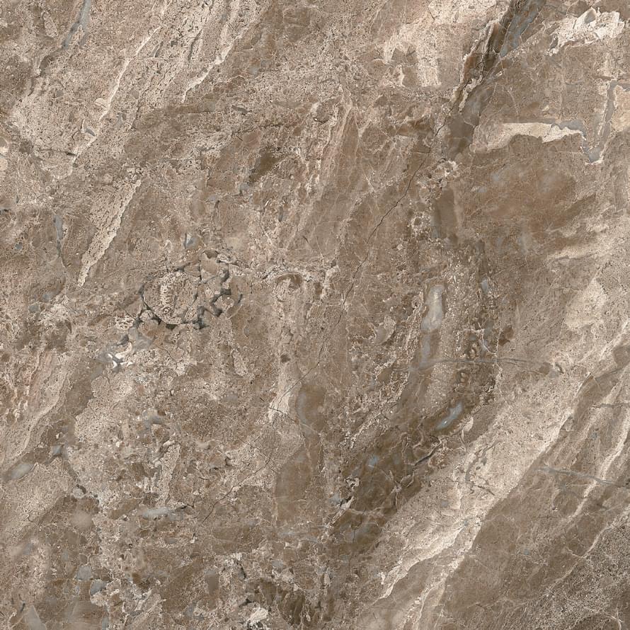 Плитка Eurotile Porcelain Imperial Brown Pol 60x60 см, поверхность полированная