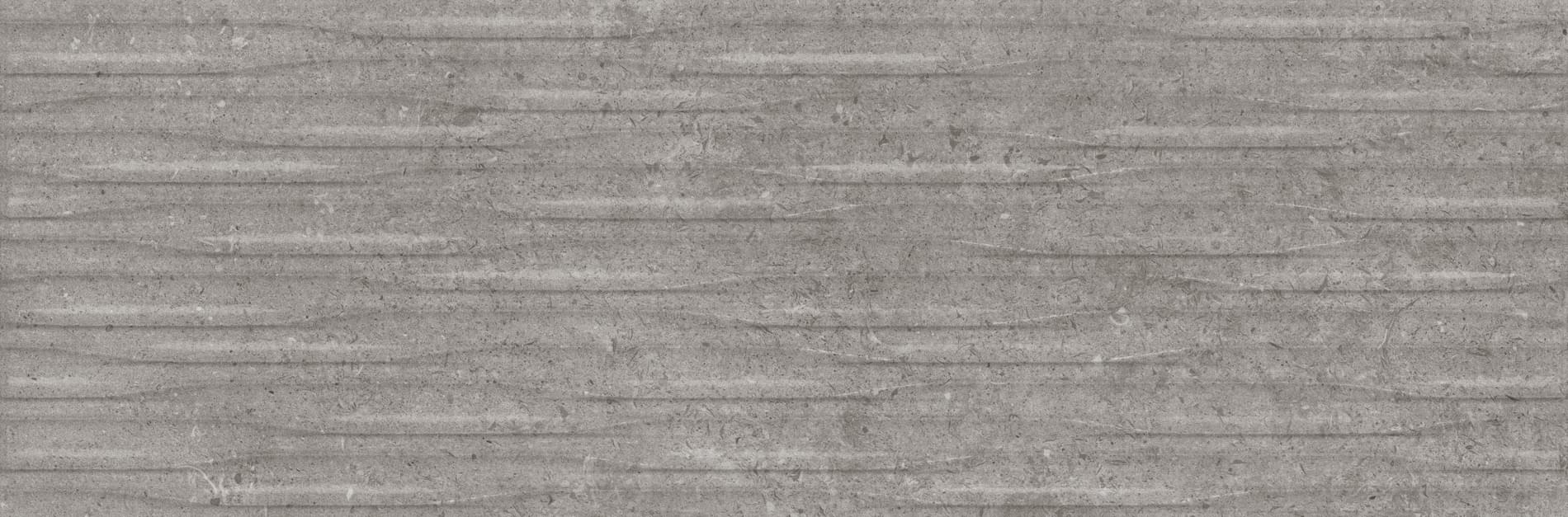 Плитка Eurotile Аляска Грэй Рельеф Горизонтальный 32.5x100 см, поверхность матовая, рельефная