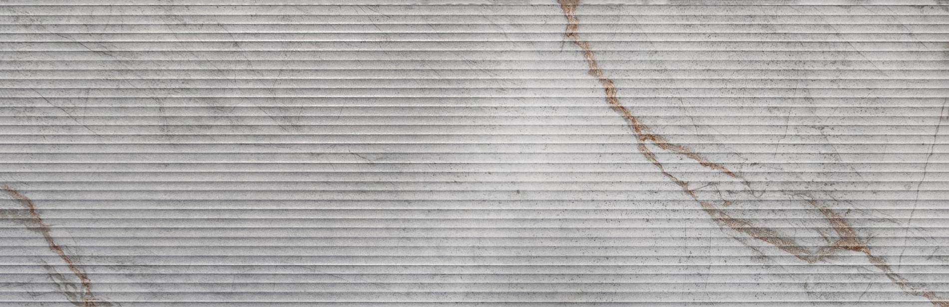 Плитка Eurotile Имола Рельеф Полоска Мелкая 32.5x100 см, поверхность матовая, рельефная