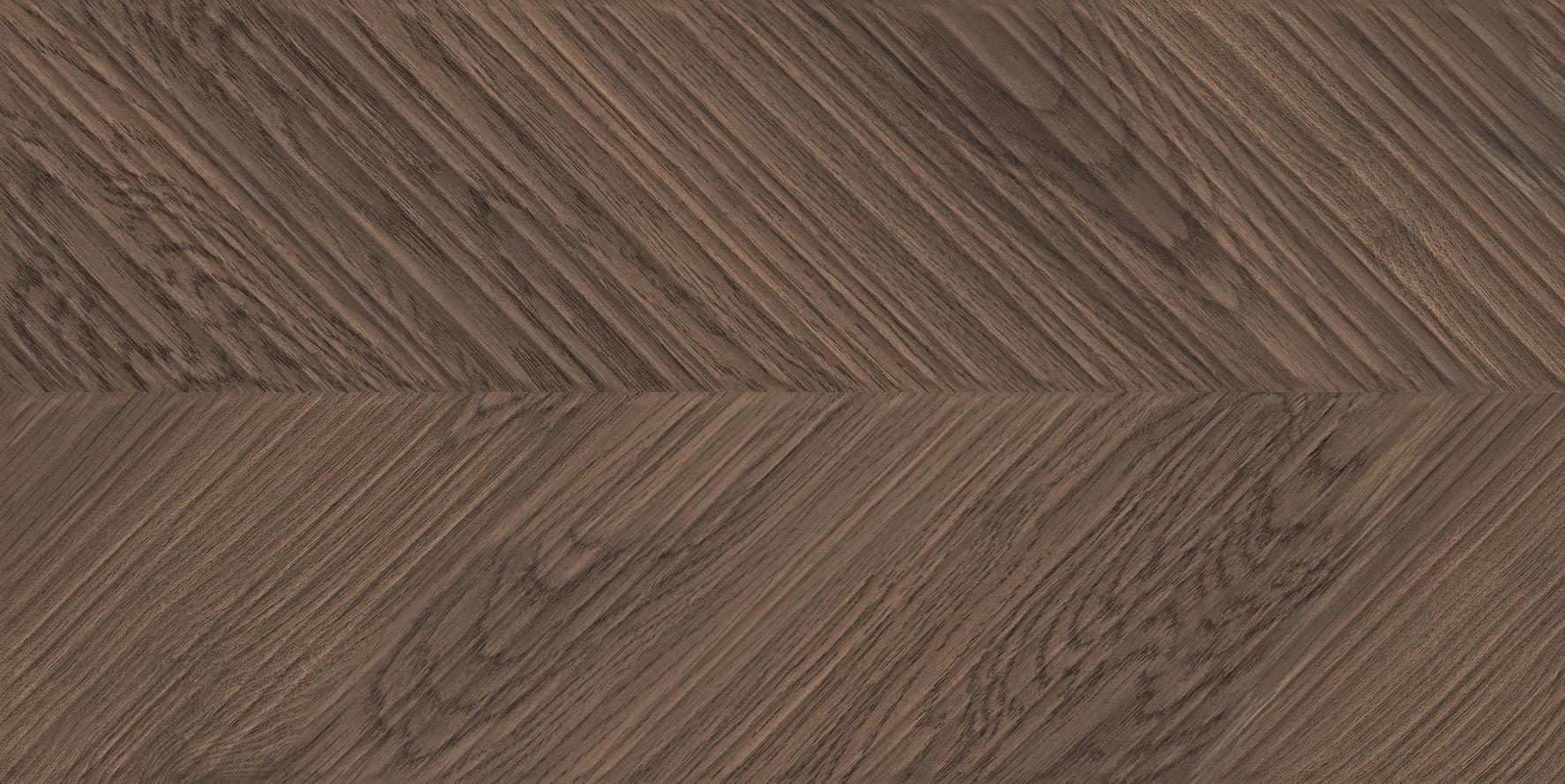 Плитка Eurotile Клен Темный Шеврон 30x60 см, поверхность матовая