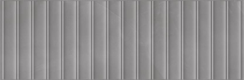 Плитка Eurotile Континуум Грэй Рельеф Вертикальный 32.5x100 см, поверхность матовая, рельефная