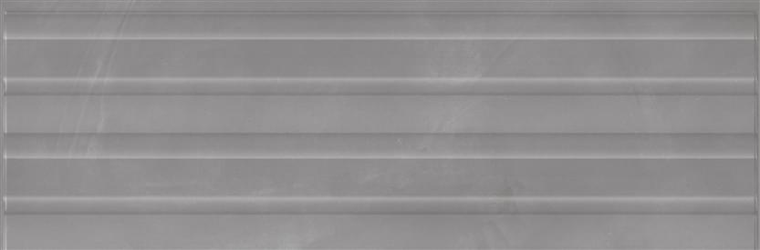 Плитка Eurotile Континуум Грэй Рельеф Линии 32.5x100 см, поверхность матовая, рельефная