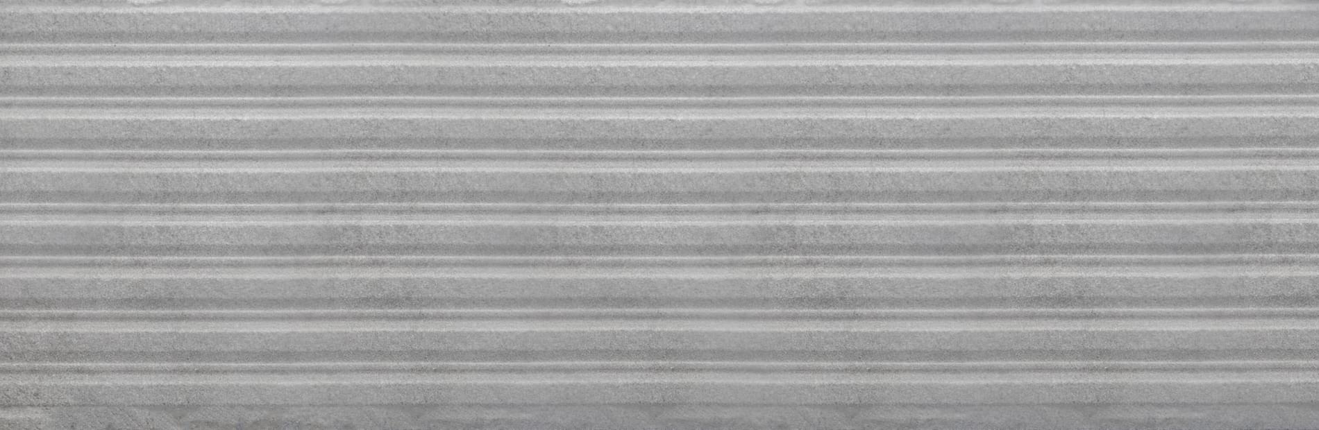 Плитка Eurotile Лофт Сильвер Рельеф Полоски 32.5x100 см, поверхность матовая, рельефная