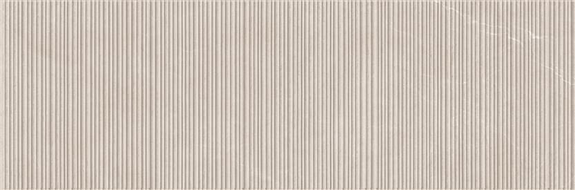 Плитка Eurotile Ройс Беж Рельеф Вертикальный 32.5x100 см, поверхность матовая, рельефная