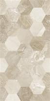 Плитка Eurotile Стамбул Бежевый Гексагон 30x60 см, поверхность глянец