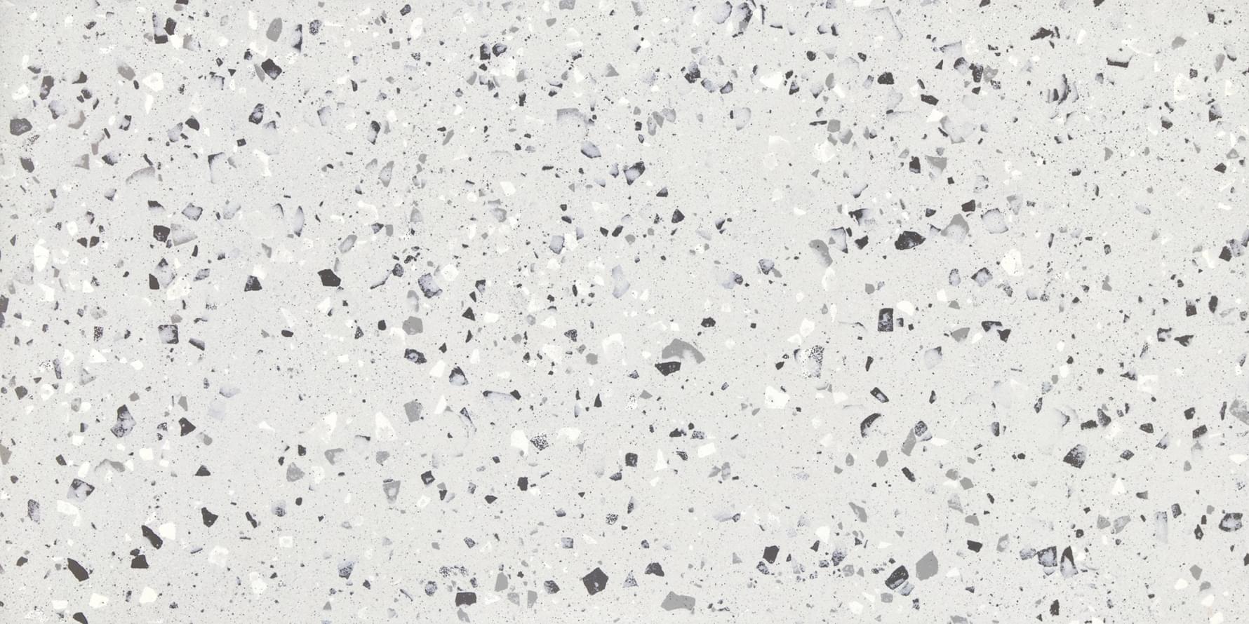 Плитка Eurotile Терраззо Плюс Сильвер Матовый 60x120 см, поверхность матовая