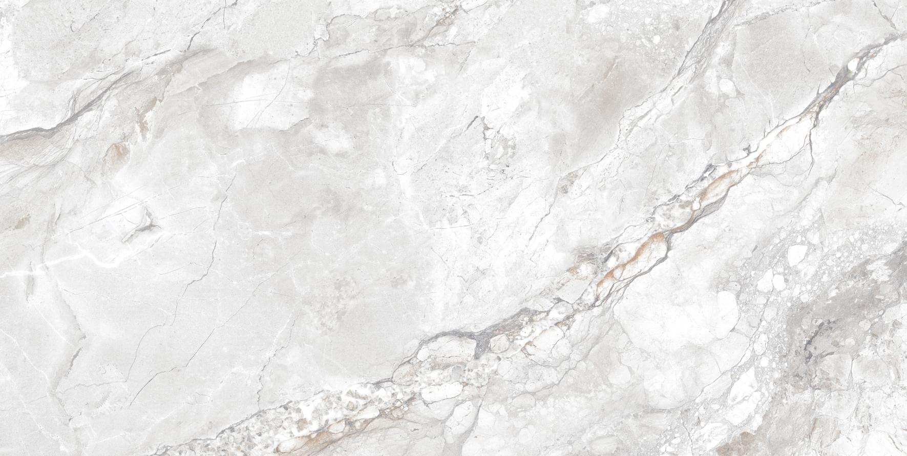 Плитка Eurotile Этери Светло-Серый Глянцевый 30x60 см, поверхность глянец
