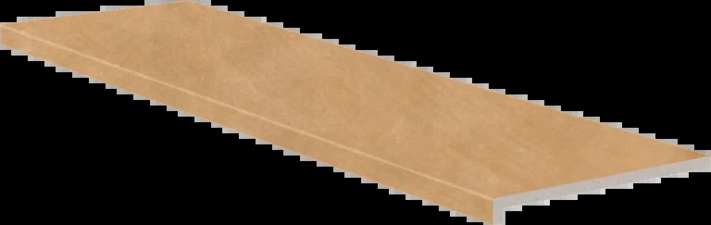 Плитка Exagres Acuarela Peldano Recto Arena R12 33x120 см, поверхность матовая, рельефная