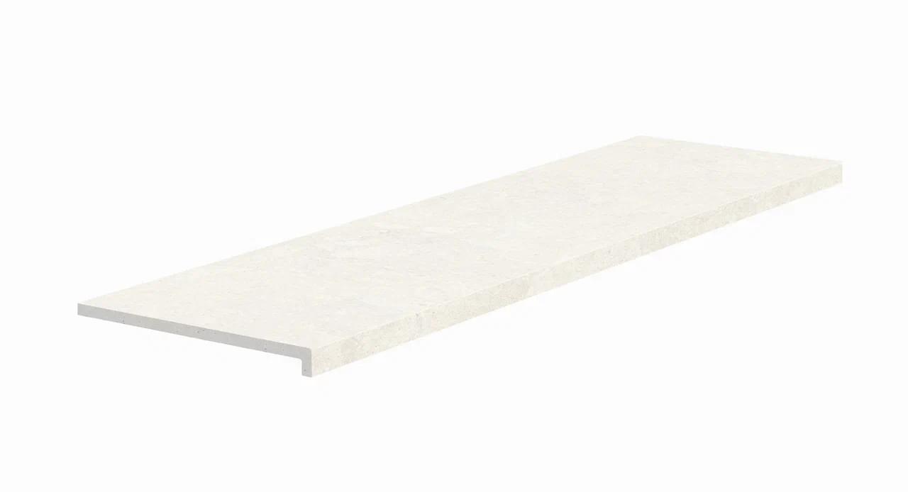 Плитка Exagres Bedford Peldano Recto White C1 R9 33x120 см, поверхность матовая, рельефная