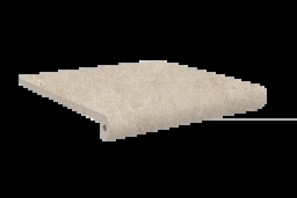 Плитка Exagres Drach Peldano Fiorentino Beige С3 33x33 см, поверхность матовая, рельефная