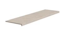 Плитка Exagres Essenza Peldano Recto Creta С3 33x120 см, поверхность матовая, рельефная