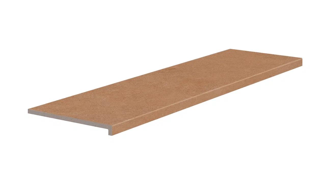 Плитка Exagres Essenza Peldano Recto Rust С3 33x120 см, поверхность матовая, рельефная