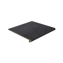 Плитка Exagres Mediterraneo Peldano Recto Grafito 33x33 см, поверхность матовая, рельефная