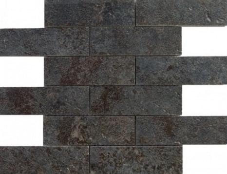 Плитка Exagres Metalica Декор Mosaic Bazalt 33x33 см, поверхность матовая
