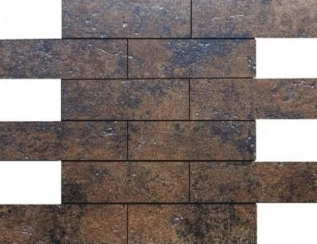 Плитка Exagres Metalica Декор Mosaic Cherry 33x33 см, поверхность матовая