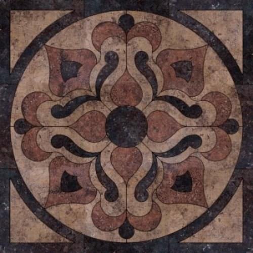 Плитка Exagres Metalica Декор Roseton 66x66 см, поверхность матовая