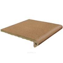 Плитка Exagres Montana Peldano Natural Фронтальная ступень 33x33 см, поверхность матовая