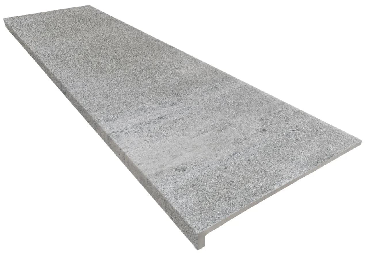 Плитка Exagres Opera Peldano Recto Silver R12 33x120 см, поверхность матовая