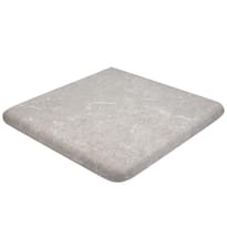 Плитка Exagres Stone Cartabon Gris Ступень Угловая Закругленная 33x33 см, поверхность матовая